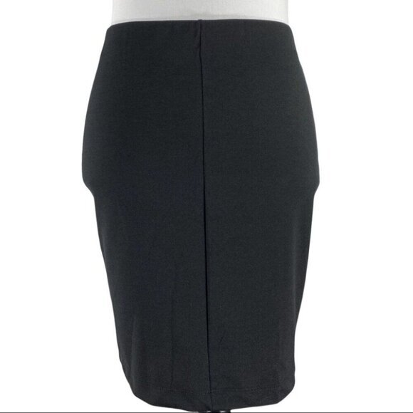 Casual Corner by Green Envelope Women's NWT Black Knit Stretch Mini Skirt S/W27 - Picture 4 of 7